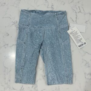 Lululemon Fast and Free HR Short 10” Bike NWT